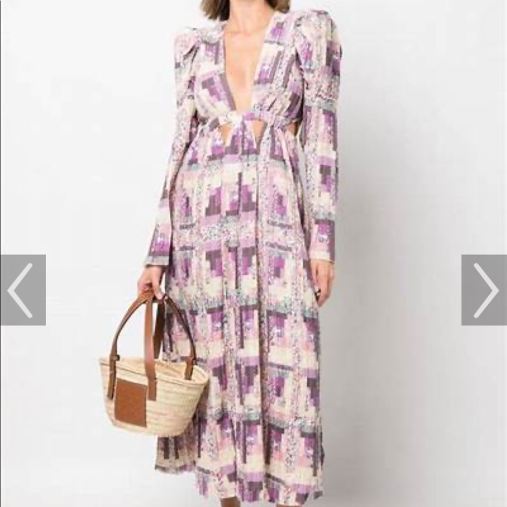 Sea Naya Printed Maxi Dress XS Retail:$495